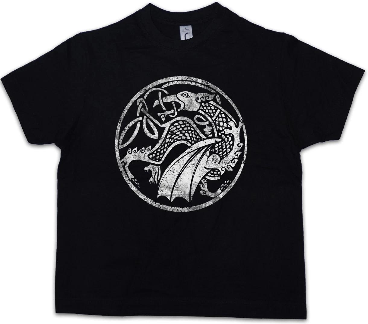 CELTIC DRUID Kids Boys T-Shirt Celts Cross Religion Paganism Sign Symbol 130