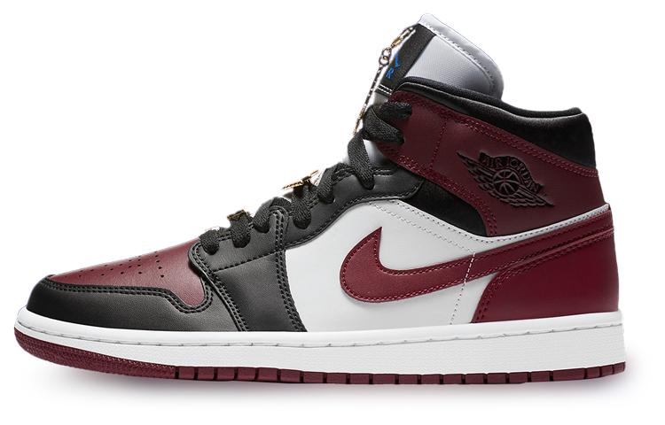 Jordan 1 Mid Se Black Dark Beetroot Women s CZ4385-016 36
