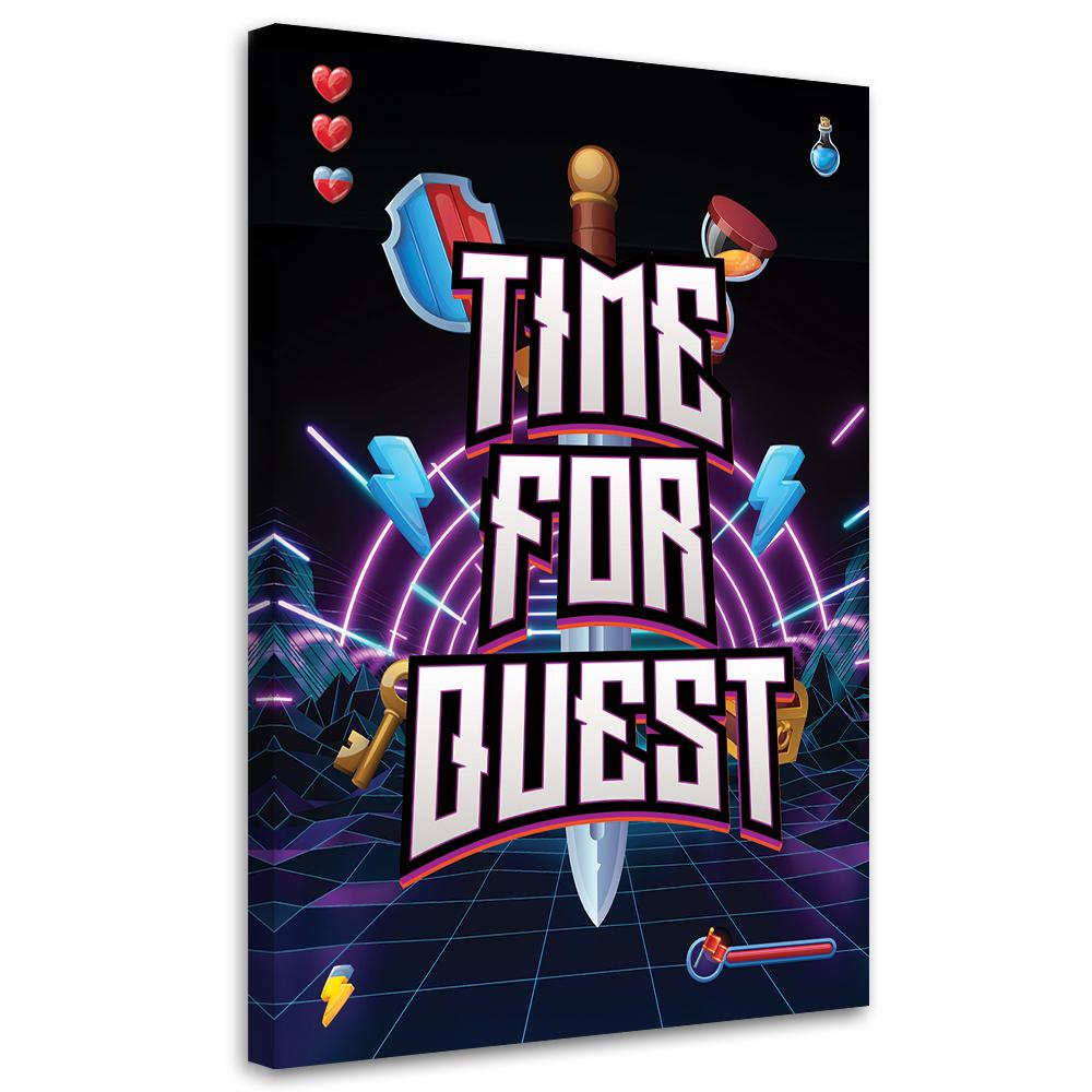 Canvas Print, Time for Quest for Players