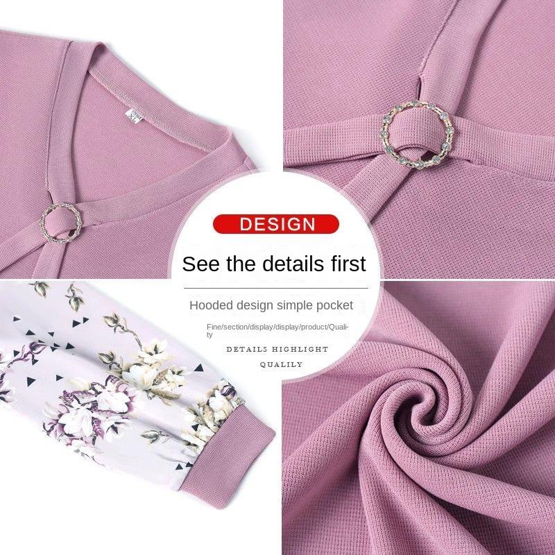 Frühlingsoberteile, Frühlings- und Herbsthemden für mittleres Alter, Langarm-T-Shirts für Frauen mittleren Alters