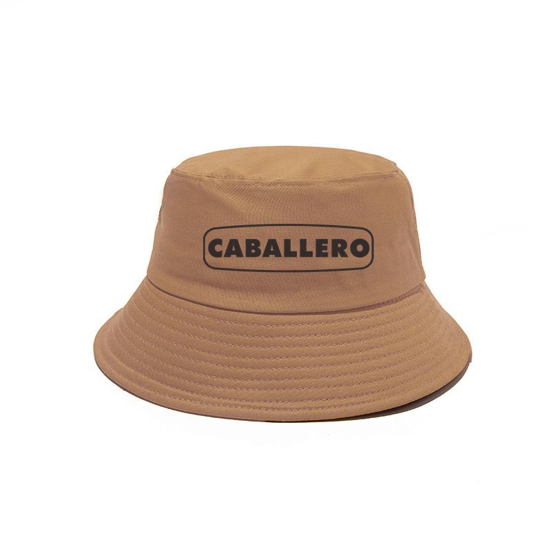 Caballero Bucket Hat Cap Unisex Women Unisex Panama Cap Outdoor Summer Cotton Caballero Motorcycle Bob Caps MZ
