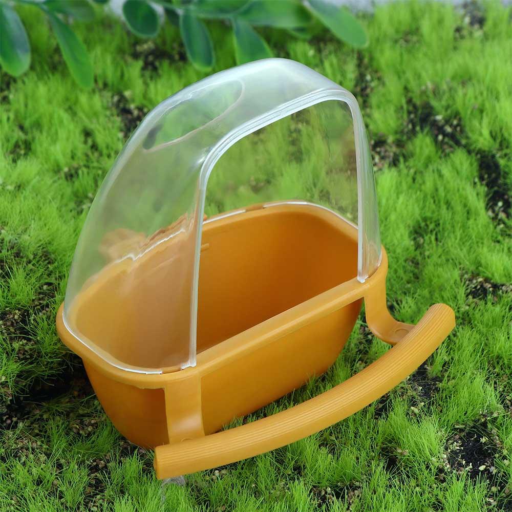 Eating Bird Cage Decor Perching Birds Watering Bowl Parrot Supplies Bird Food Container Bird Feeder