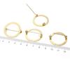 Copper Circular Safety Brooch For DIY Jewelry Making Craft Accessories