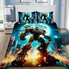 Transformers 3D Printed Duvet Case Bumblebee Car Robot Pillowcase Bedding Set Twin Full Queen King Size for Bedroom Decor