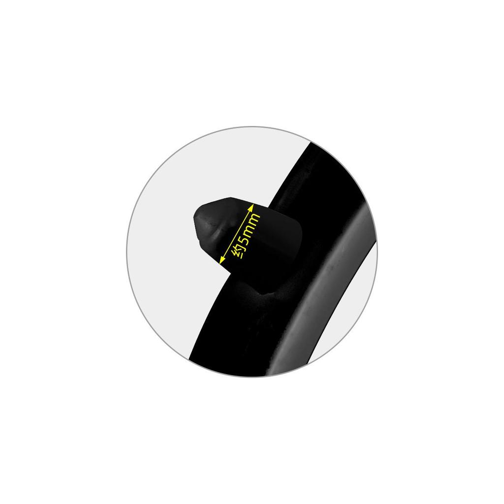 1.5" Black Horned Toothless Headband: Holiday Hair Clip Accessory & Christmas Gift