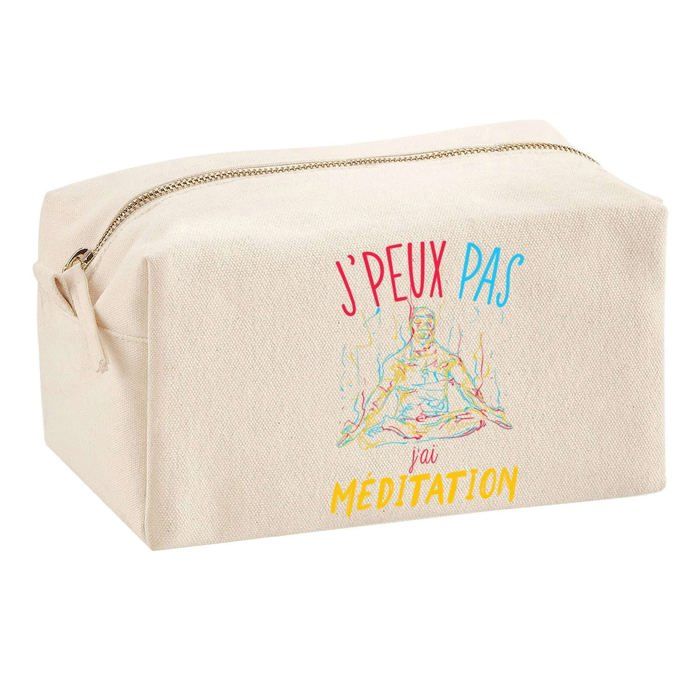 Multifunction Pouch I Can't Meditation Birthday Christmas Gift Personalized Idea Back To School | Pencil Case Office Supplies