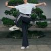 Adidas Originální grafické tričko Clover Toc s krátkým kulatým výstřihem, sportovní tričko pro ženy, bílé IN1006