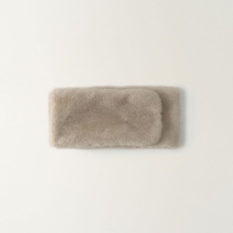 

NOTHING WRITTEN Moi fur scarf (Ivory) FREE