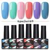 6-Color Nail Polish Glue Set, Popular Color Nail Glue, Phototherapy Nail Polish Glue Can Be Matched Arbitrarily.