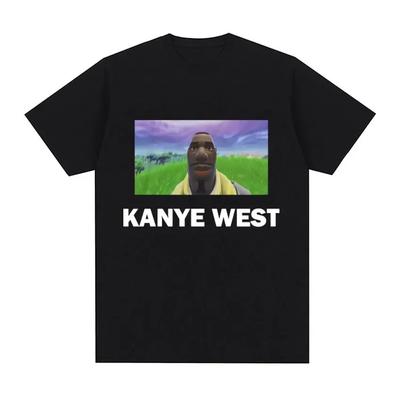 Unisex Śmieszny Meme Kanye West T-shirt Graficzny Męski Damski Hip Hopowy Styl Humor T-shirt Moda Vintage Krótki Rękaw T-shirt Streetwear