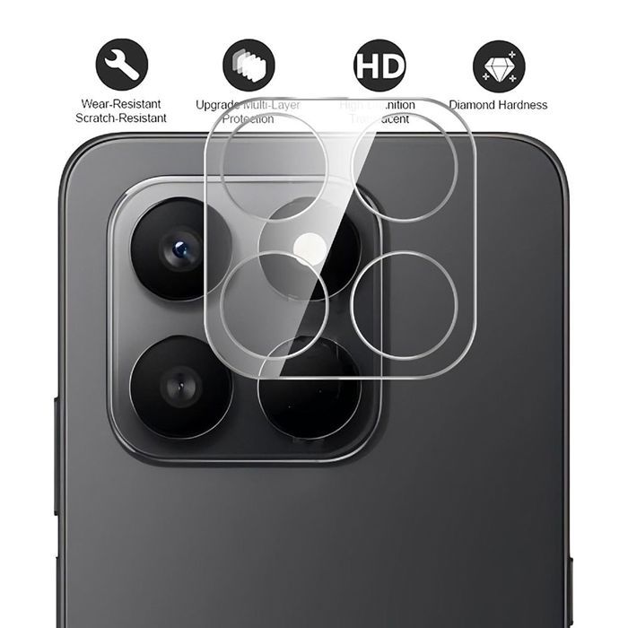 2 Verres Trempés Avant et 2 Vitres Caméra pour Honor 400 Smart 4G/5G - Protection Anti-Rayure