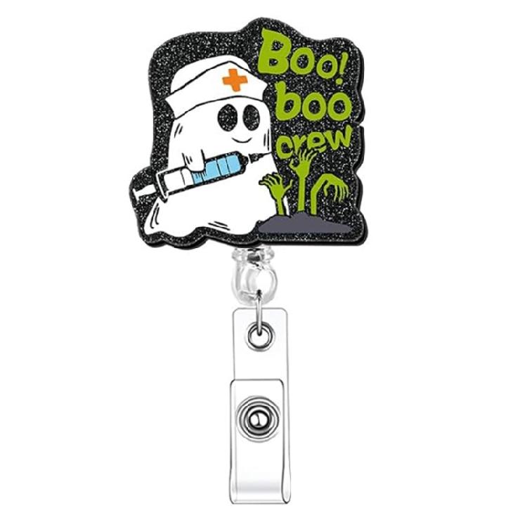 Halloween Deck Retractile Symbol Roll Whirling Clip For IDENTITY Layouts Workplace School Accessories