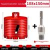 Compact Electric Hammer Water Drill Bit Set for Sharp Hole Opening in Range Hood, Wire Box, and Wall.
