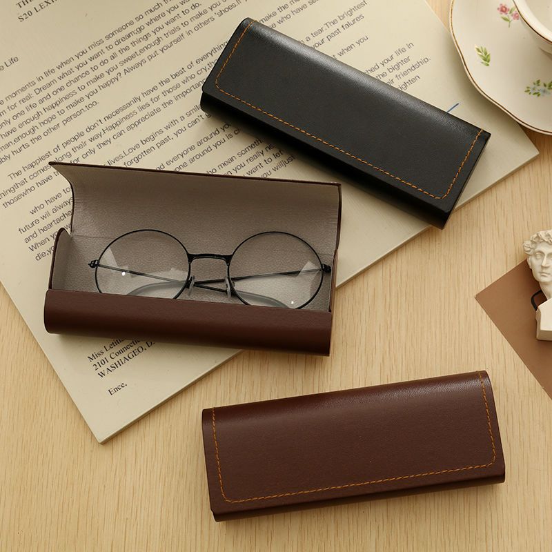 1pc Vintage Simple Eyeglass Case - Lightweight Portable Glasses Holder for Men and Women,Ideal for Travel and Everyday Use
