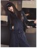 European Women's High-End Casual Sportswear Set: Plus Velvet Hoodie & Wide-Leg Pants for Autumn/Winter 2025