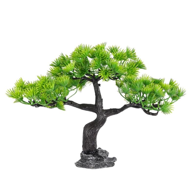 Artificial Pine Bonsais Aquariums Ornament Natural Lookings and Easily Maintenance Landscape for Fishtanks Enthusiasts