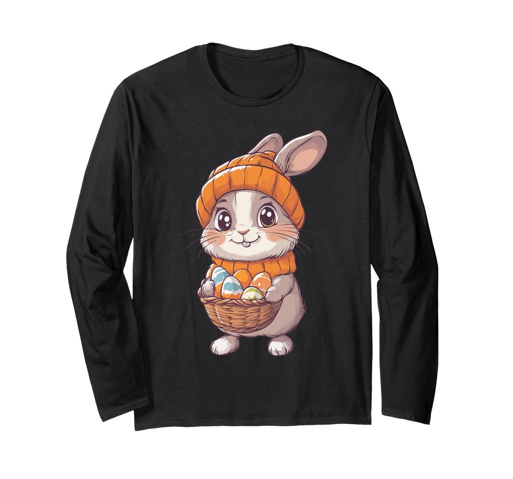 Easter Rabbit Costume Kids Girls Boys Decorative Easter Bunny Long Sleeve T-Shirt
