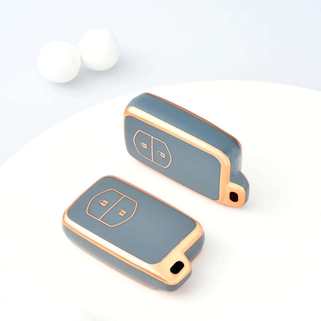 New TPU Car Remote Key Case Cover for Toyota Aqua RAV4 Land Cruiser Camry Prado Corolla Prius Cover Keyless Remote Fob 2 Buttons