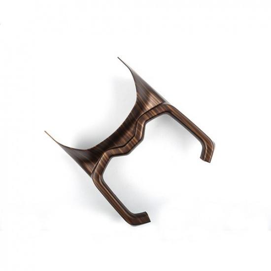 Peach Wood Grain Front Water Cup Holder Cover Trim Fit For Toyota RAV4 -2024