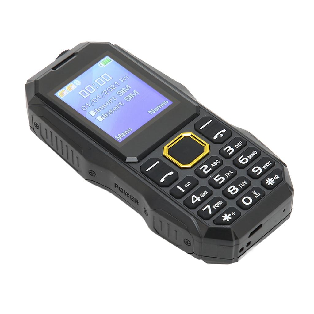 Elderly Mobile Phone 1.8in LCD Large Buttons Dual Card Dual Standby Seniors Phone with 5800mAh