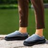 Outdoor Memory Foam Slippers Winter Warm Non Slip Massage Furr Lined Soft Comfort for Men