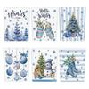 6pcs Christmas Chair Back Covers Gnome Chair Covers Xmas Dining Chair Covers For Home Kitchen Dining Room Decor,Not Elastic,19.6in*23.6in