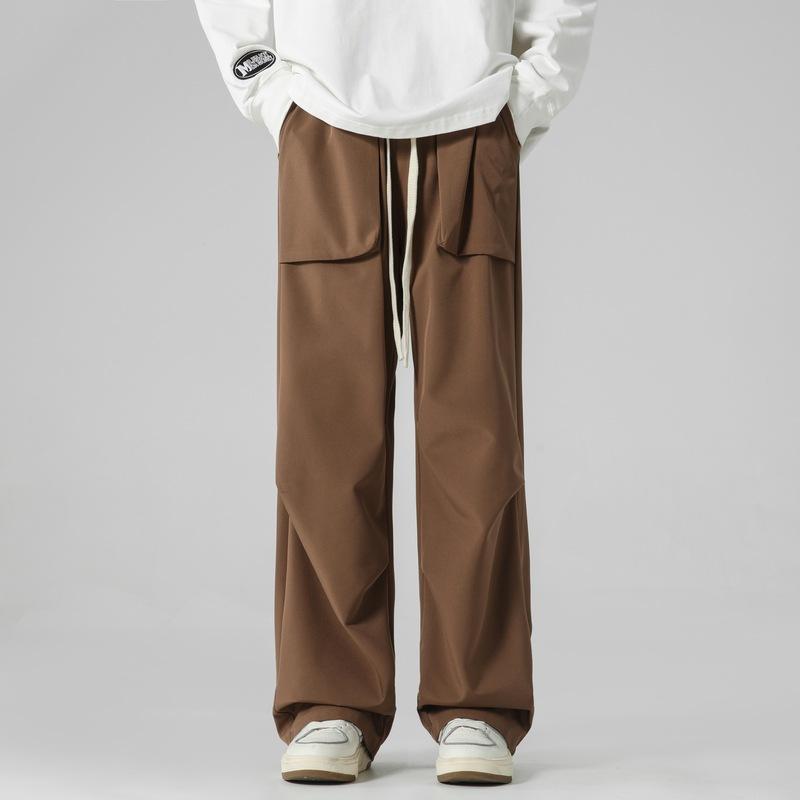 

Инструментальные брюки парашютиста мужские весенне-осенние высококлассные с большим карманом прямые повседневные длинные брюки мужские универсальные модные 4XL