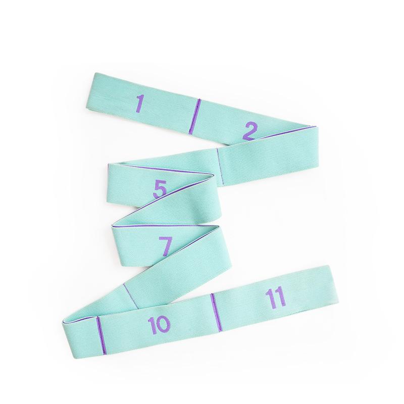 Multi Stage Yoga Stretch Band Latin Dance Stretch Band Correct Posture 11 Grid Elastic Band Digital Band Pose Band