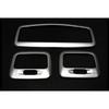 Rear+Front Reading Light Frame Cover Trim for Misubishi Outlander 16-20 Set 3PCS