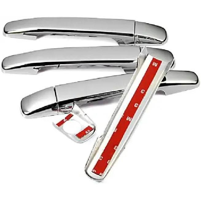 Chrome Side Door Handle Covers Trims For 1997-2005 Mercedes Benz W163 ML-Class & 1995-2002 W210 E-Class