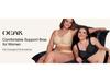 OEAK Damen Übergröße Nahtloser kabelloser stützender Jelly BH