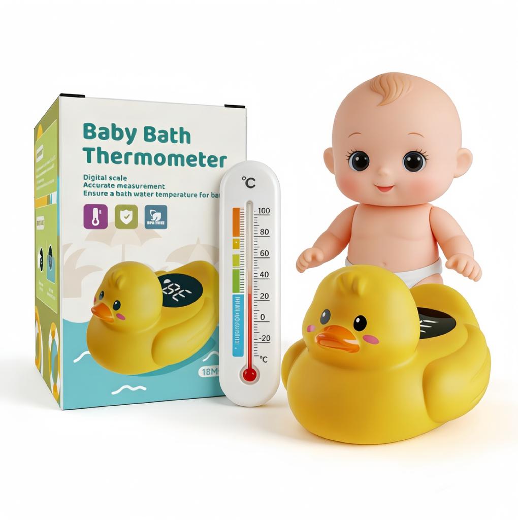 Plastic Bear Baby Bath Thermometer for Newborns and Infants-Cross-border Foreign Trade Display