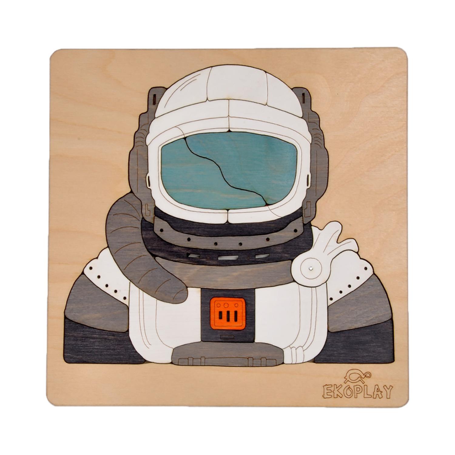 

Деревянные пазлы EKOPLAY Man on the Moon для детей, обучающие пазлы из 39 деталей