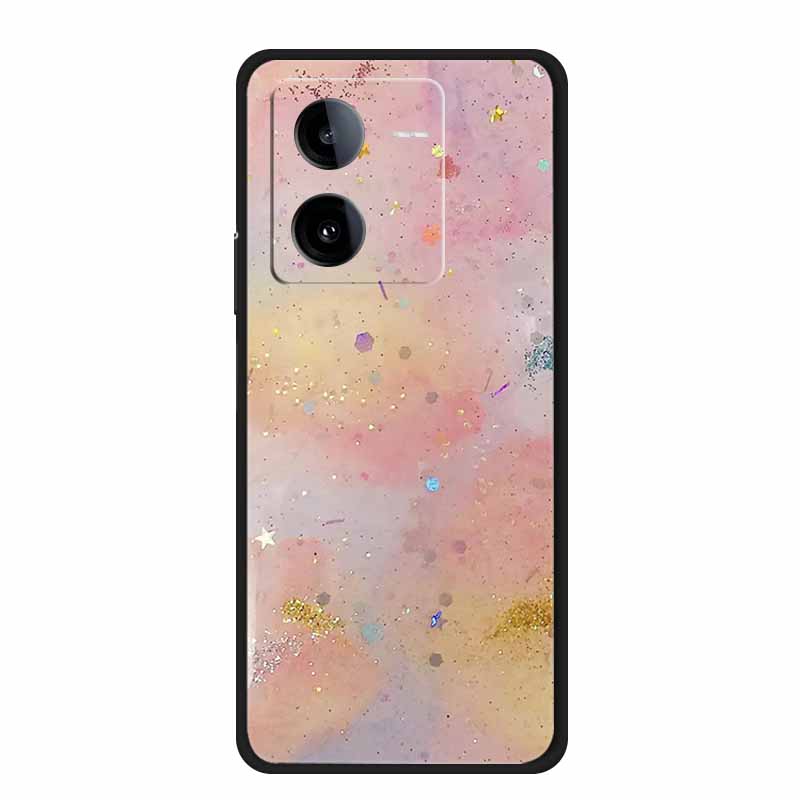 Phone Cover For Vivo iQOO Z8 5G Cases 6.64" Marble Soft TPU Silicone Para for Vivo iQOO Z8 V2314A 2023 Back Case Bumper Fundas
