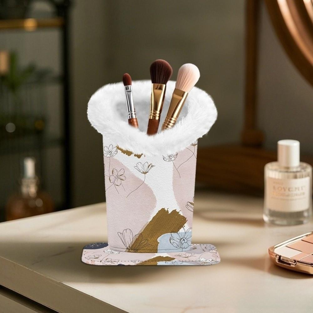 

PU Glasses Case Plush Glasses Holder Portable Eyeglass Display Stands for Home Office