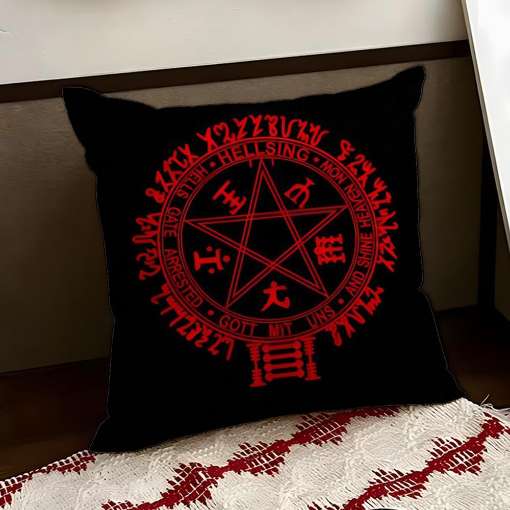 Anime CCastlevania Cushion Cover Reversible Soft Durable Pillow Cover Home Car MultiScene Use for Daily Comfort