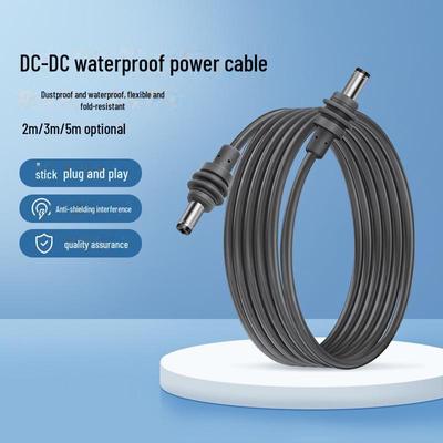 Waterproof Mini DC To DC 5521 Power Cable for Outdoor Communication Equipment