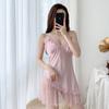 Strictly Selected Summer New Products Women's Sexy Suspender Short Skirt Soft and Comfortable Nightdress V-neck Lace Comfortable Loungewear
