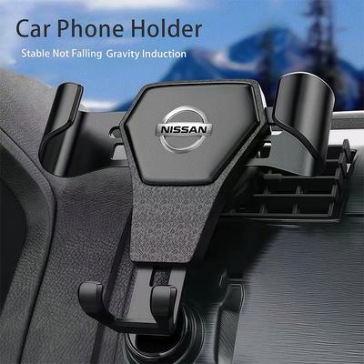 Schwerkraft Auto Handyhalter Lüftungsschlitz GPS Halter Zubehör Für Nissan Sylphy N7 Teana Qashqai Note J10 J11 Navara Juke GTR Y61 Leaf