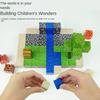 Non-Toxic 100Pcs Educational Diy Block Set Innovative 3D Puzzle Products Montessori Magnetic Magic Cube Building Blocks Toys For Kids