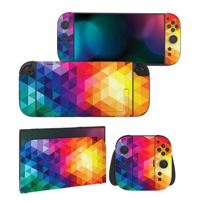 PlayVital Nintendo Switch 2 Console and Protective Sticker Set with Customizable Vinyl Dock Grip Stickers (2025) Joy-Con (2 Sets) Stickers, &