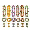 Lei-Set Lebendige Farben Atmungsaktiv Partygeschenke Hawaiianische Partydekorationen Halsketten Lei Armband für Draußen