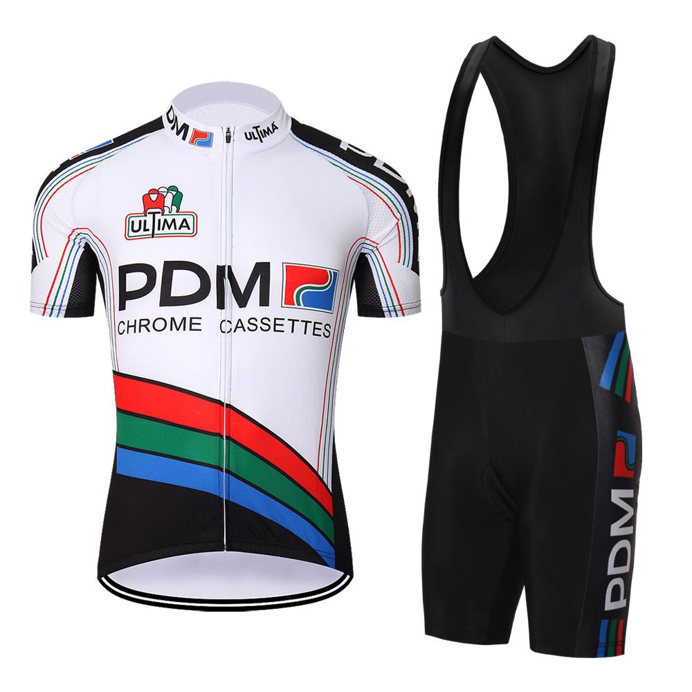 2026 Team PDM Cycling Jersey 9D Bike Bib Shorts Set Ropa Ciclismo MenS MTB Quick Dry Summer France Bicycle Clothing