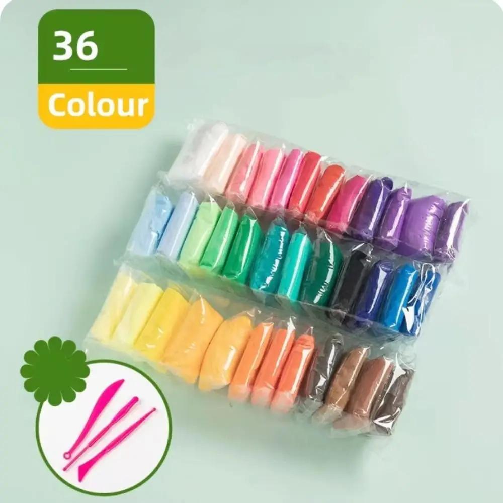 Nowe 24/32 Kolory Wysokiej Jakości Bloki Gliny Polimerowej DIY z Narzędziami Glinka do Wypieku w Piekarniku Kolorowa Lekka Plastelina Modelarska Prezent