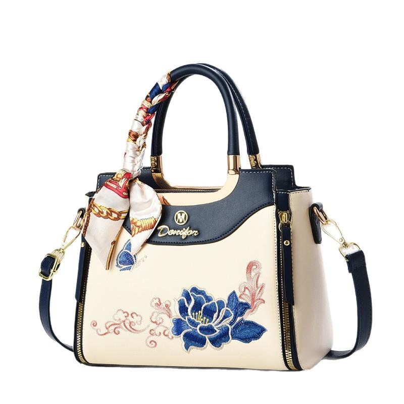 Luxury Embroidered Handbags Women Bags Designer High Quality Casual Tote Sac Women Shoulder Crossbody Bags Bolsa Feminina