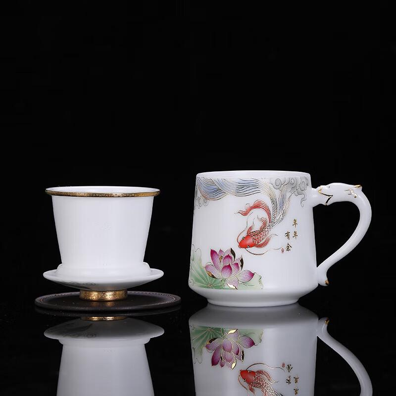 Ice Jade Ceramic Office Mug