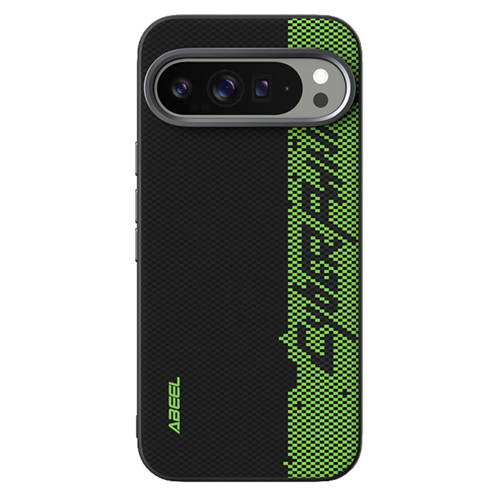 

ABEEL Чехол для Google Pixel 10 Pro/10/9 Pro/9, совместимый с MagSafe, с принтом, из ПК, ТПУ, алюминиевого сплава, кожи, чехол для телефона Outstanding No. 3