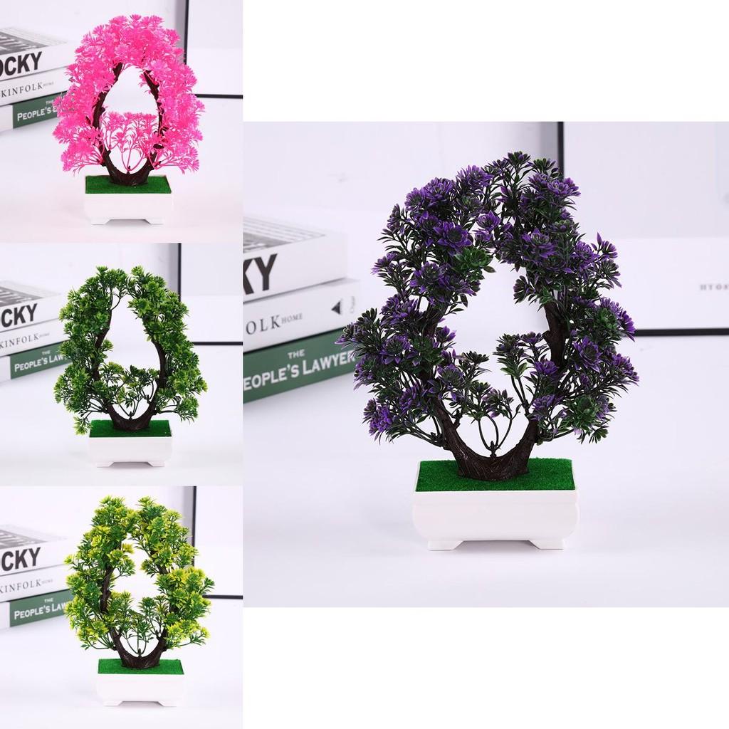 Artificial Heartshaped Chrysanthemum Plant With Plastic Materials For Home Office Decor