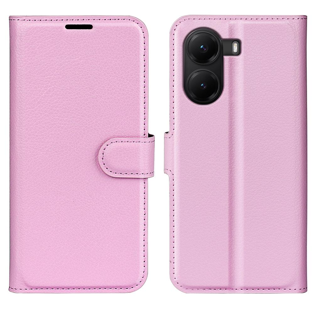 For Xiaomi Poco X7 Pro 5G Case Litchi Texture Shockproof Leather Wallet Phone Cover