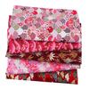 10PCS Japanese Floral Fabric Squares for Quilting Crafting Sewing